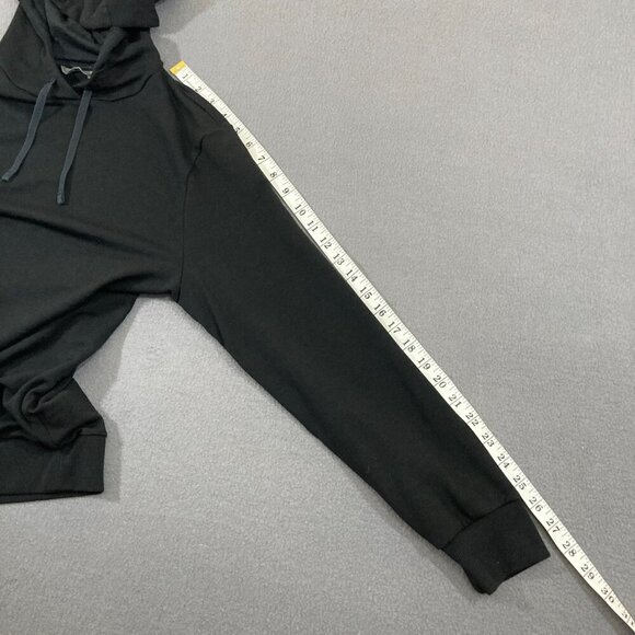 Icebreaker Hoodie Women's Size XS Black Crush Merino Wool Sweater Pullover - Picture 11 of 12